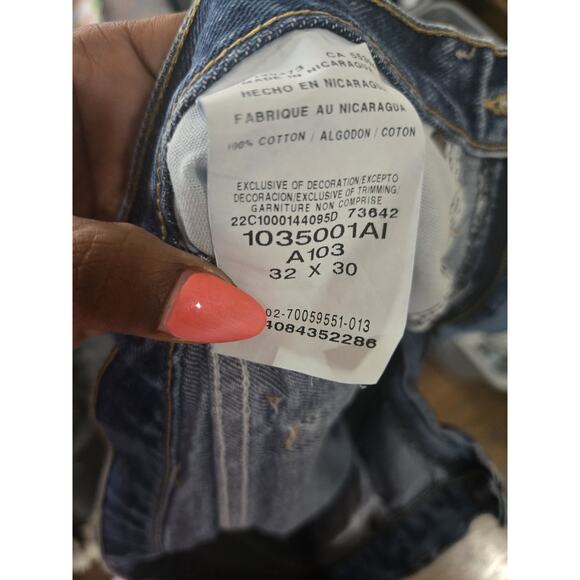 Vintage Wrangler Jean Denim Cutoff Shorts Size 32 - 100% Cotton - Picture 8 of 8